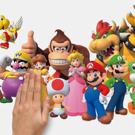 RoomMates Super Mario Giant Peel & Stick Wall Decal with Alphabet